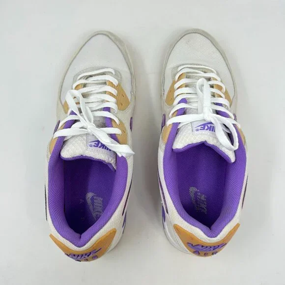 Nike Athletic Shoes White Purple Orange - Picture 8 of 10